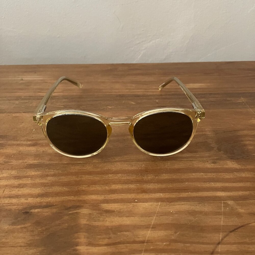 Prive Reveaux The Maestro Crystal Yellow Sunglasses